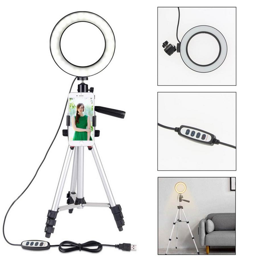 Avizar  Beleuchtetes Stativ 360° Smartphone - 1m 