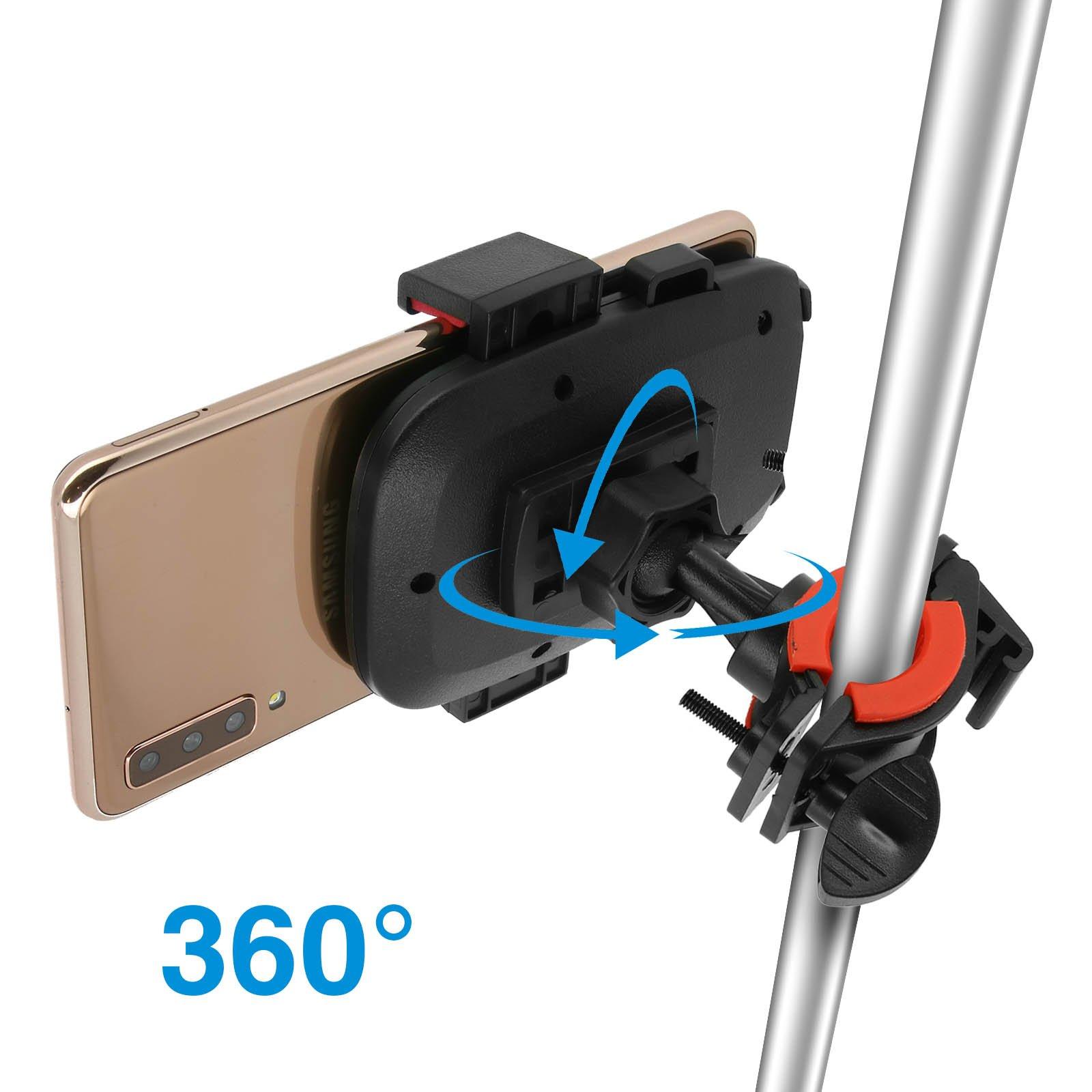 Avizar  Treppiede luminoso 360° p. smartphone 