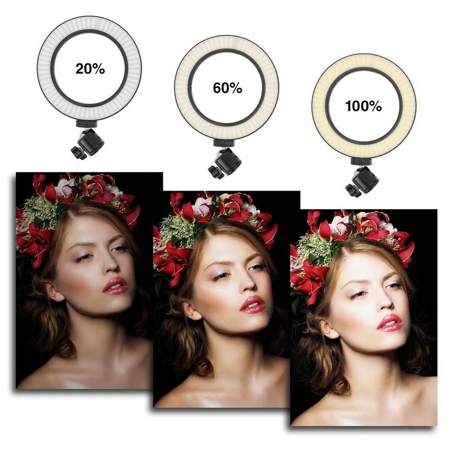 Avizar  Beleuchtetes Stativ 360° Smartphone - 1m 