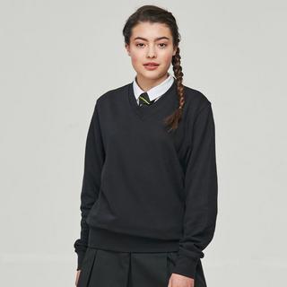 AWDis  Academy Sweatshirt, VAusschnitt 