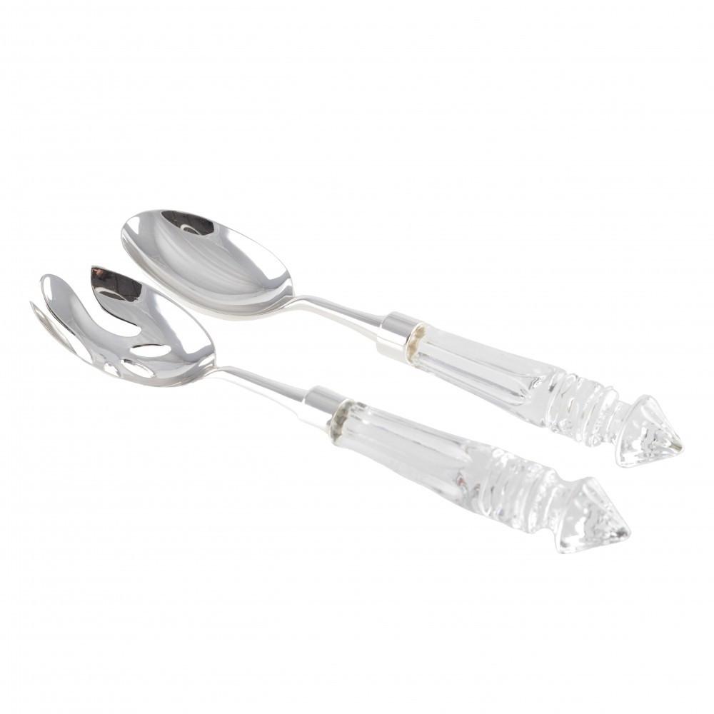 Image of Salatbesteck Mit Kristallgriff Unisex ONE SIZE