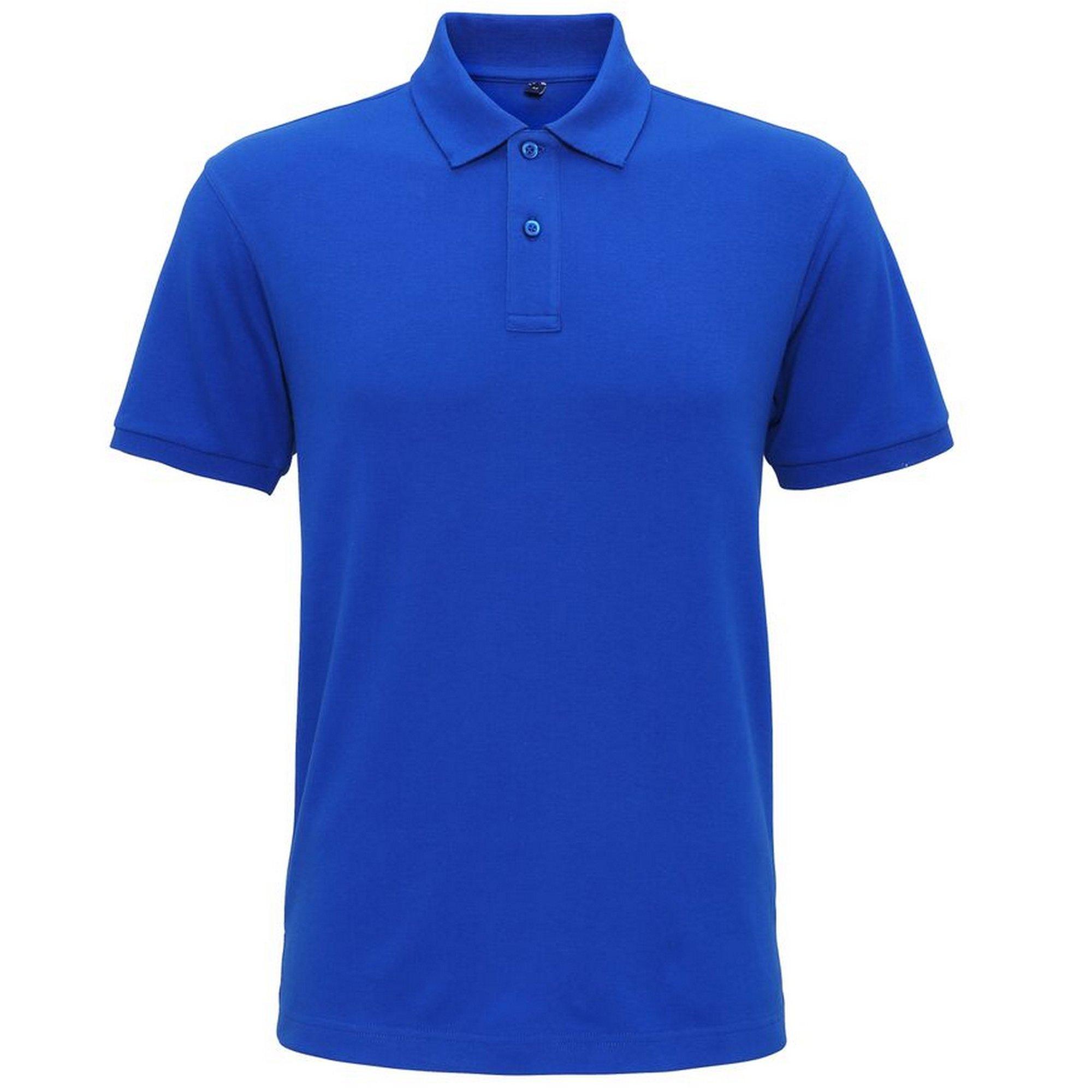 Image of Mens Superweiches Polo Shirt Herren Königsblau XL