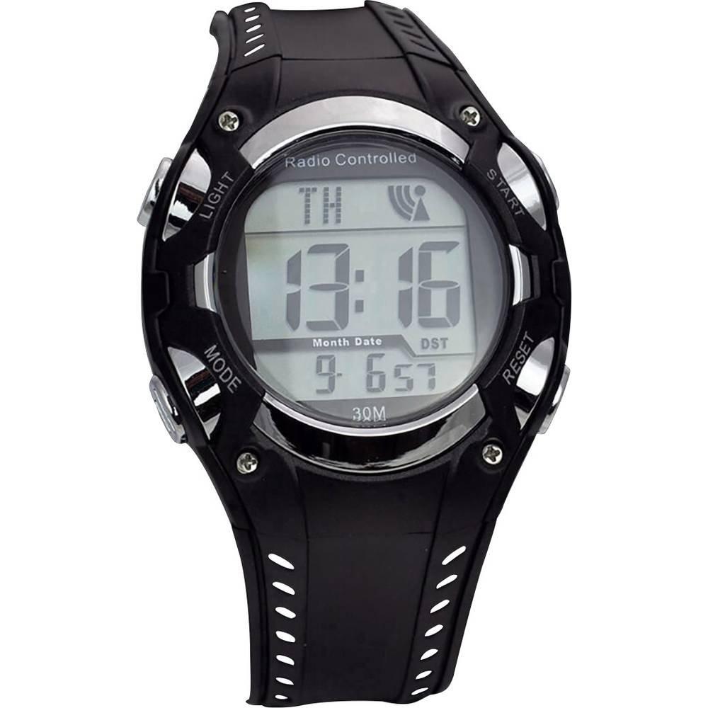 Image of Funk-armbanduhr, Digital Herren Schwarz 40mm