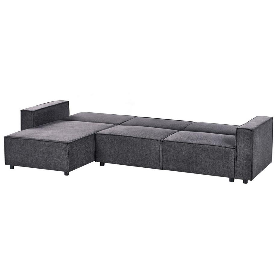 Beliani Ecksofa aus Stoff  ROMEDAL II  