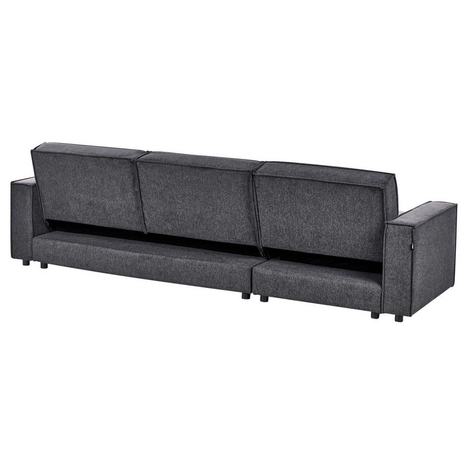 Beliani Ecksofa aus Stoff  ROMEDAL II  