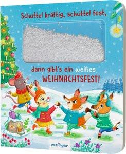 Schüttel-Pappe: Schüttel kräftig, schüttel fest, dann gibt´s ein weißes Weihnachtsfest! Ottenschläger, Madlen; Thau, Christine (Illustrationen) Couverture rigide 