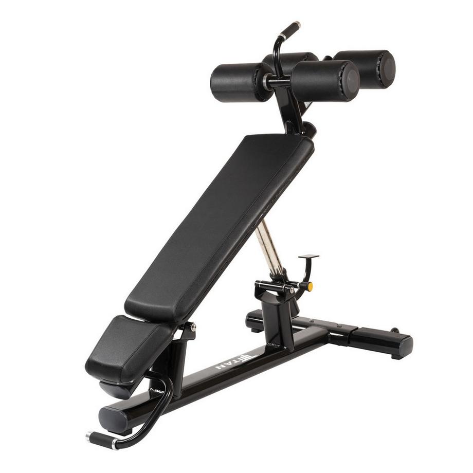 Titan  Banc décliné ajustable pour abdominaux "Sit-Up Decline Bench" Titan 