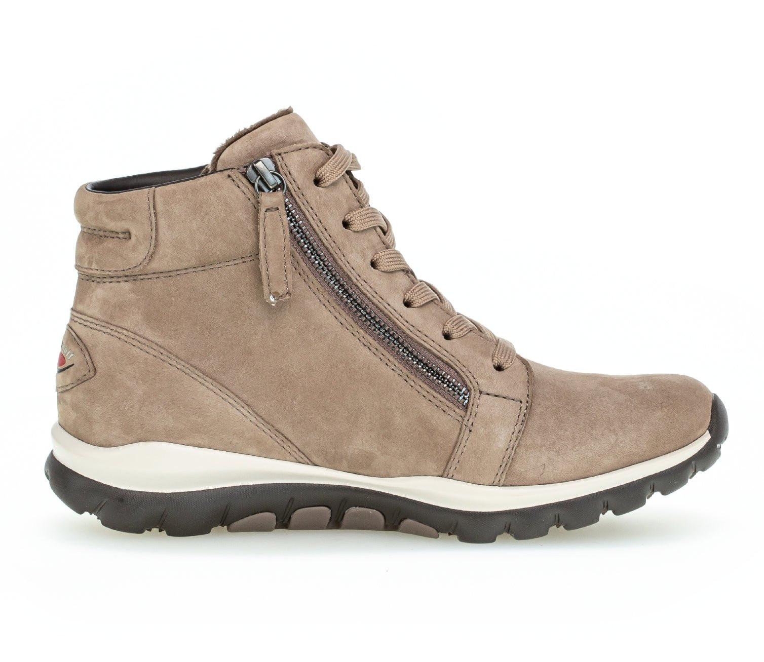 Image of - Nubuk Wandersneaker Damen Beige 43