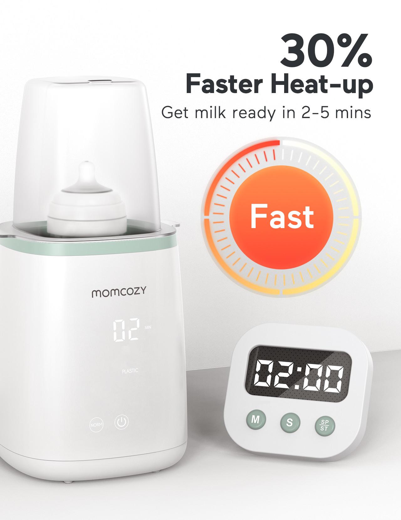 Momcozy  6-in-1 Schneller Babyflaschenwärmer 