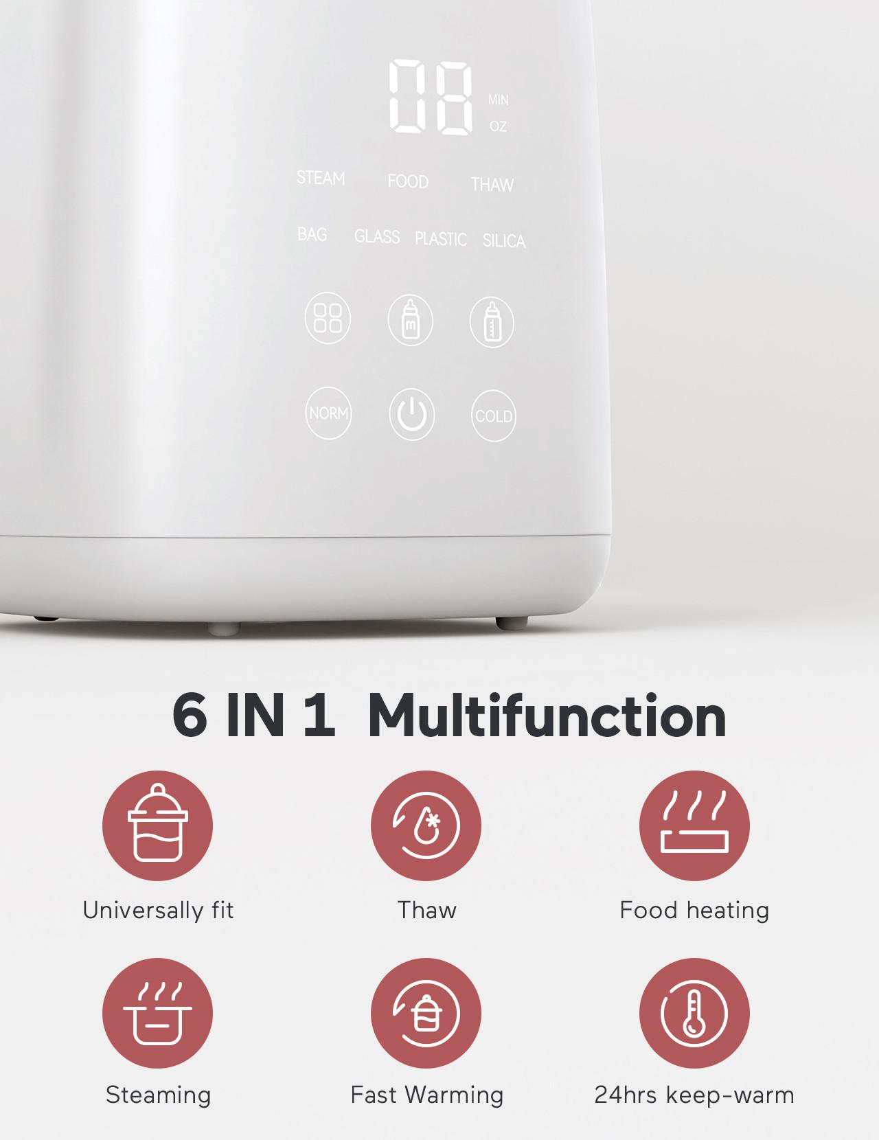 Momcozy  6-in-1 Schneller Babyflaschenwärmer 