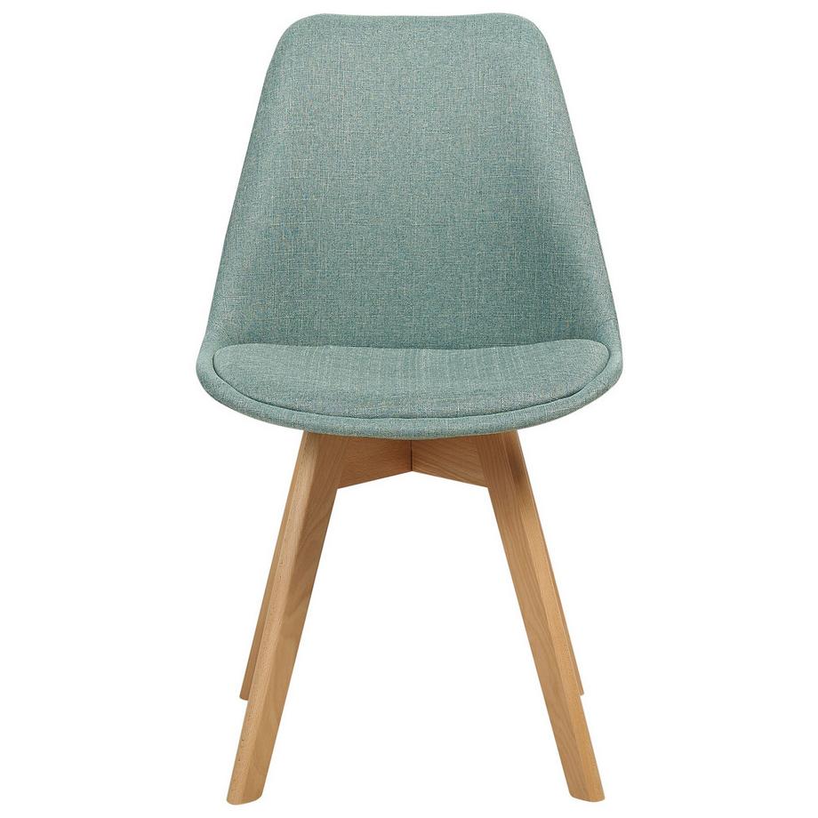 Beliani Set di 2 sedie da pranzo en Tessuto Moderno DAKOTA II  