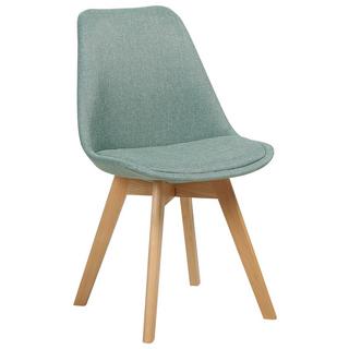 Beliani Lot de 2 chaises de salle à manger en Tissu Moderne DAKOTA II  