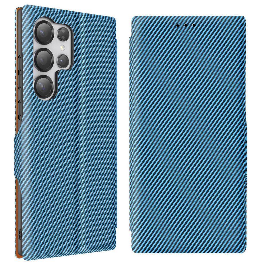 Avizar  Étui Samsung S25 Ultra Carbone Bleu 