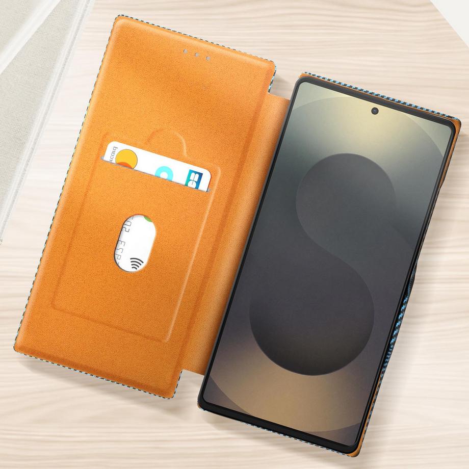 Avizar  Étui Samsung S25 Ultra Carbone Bleu 