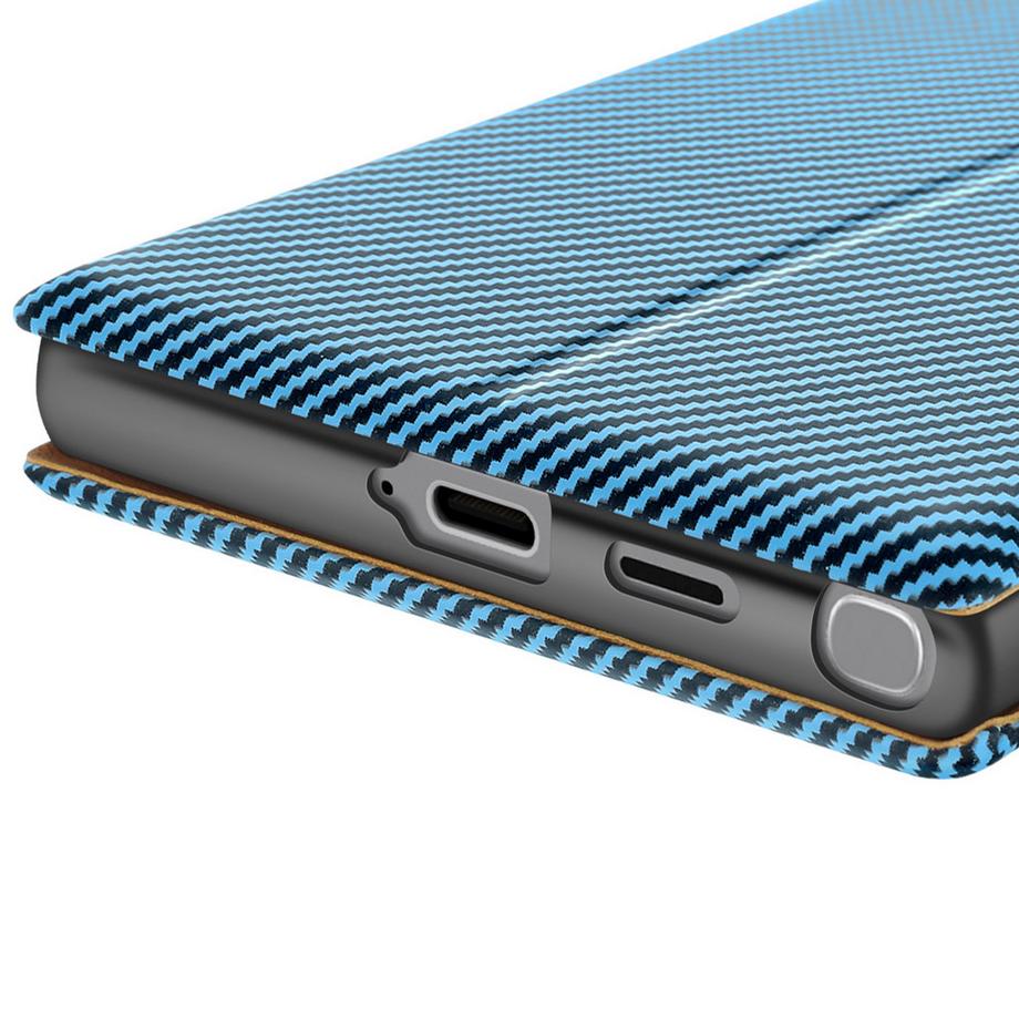 Avizar  Étui Samsung S25 Ultra Carbone Bleu 