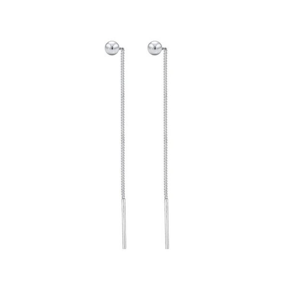 Elli  Boucles d'Oreilles Femmes Pendentif Géo Boule Minimaliste 