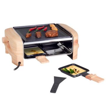 Nouvel Wood elegance griglia per raclette 4 persona(e) 600 W Nero, Legno