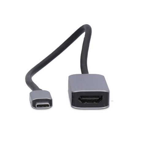 Nedis  USB-C™-Adapter | USB 3.2 Gen 1 | USB-C™-Stecker | HDMI™-Ausgang | 8K@60Hz | 0,20m | Rund | Vernickelt | PVC | Schwarz | Kasten 