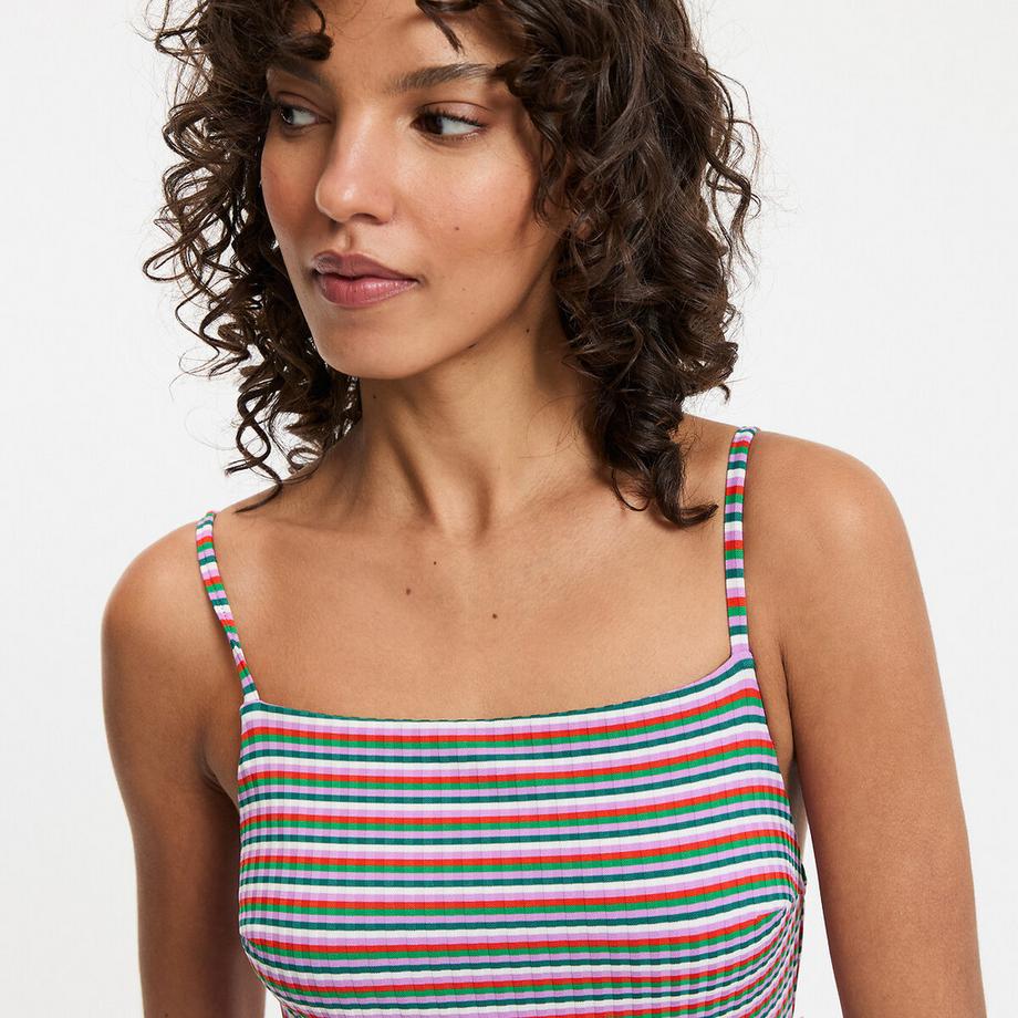 La Redoute Collections Costume da bagno intero a righe  