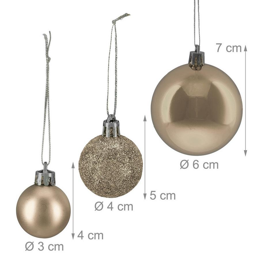 Northix Ensemble de boules de Noël  