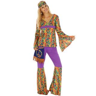 Tectake  Costume da donna "Hippie" 