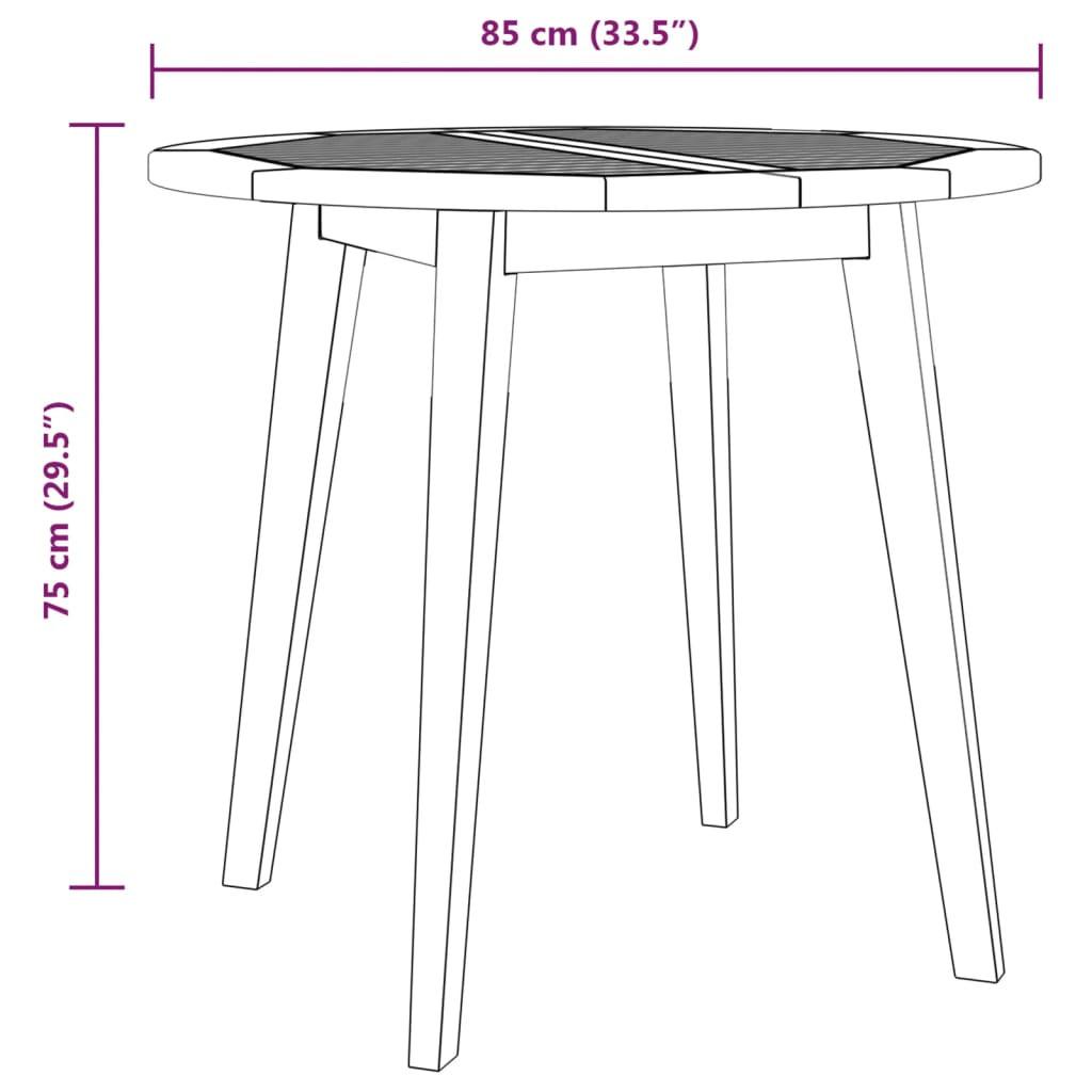 VidaXL Gartentisch akazienholz  