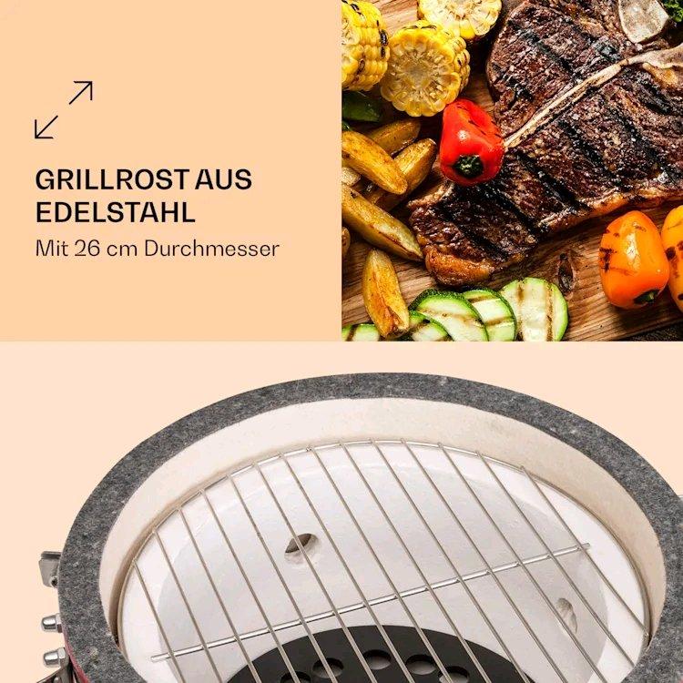 Klarstein  Princesize Pro - Kamado-Grill, rot 