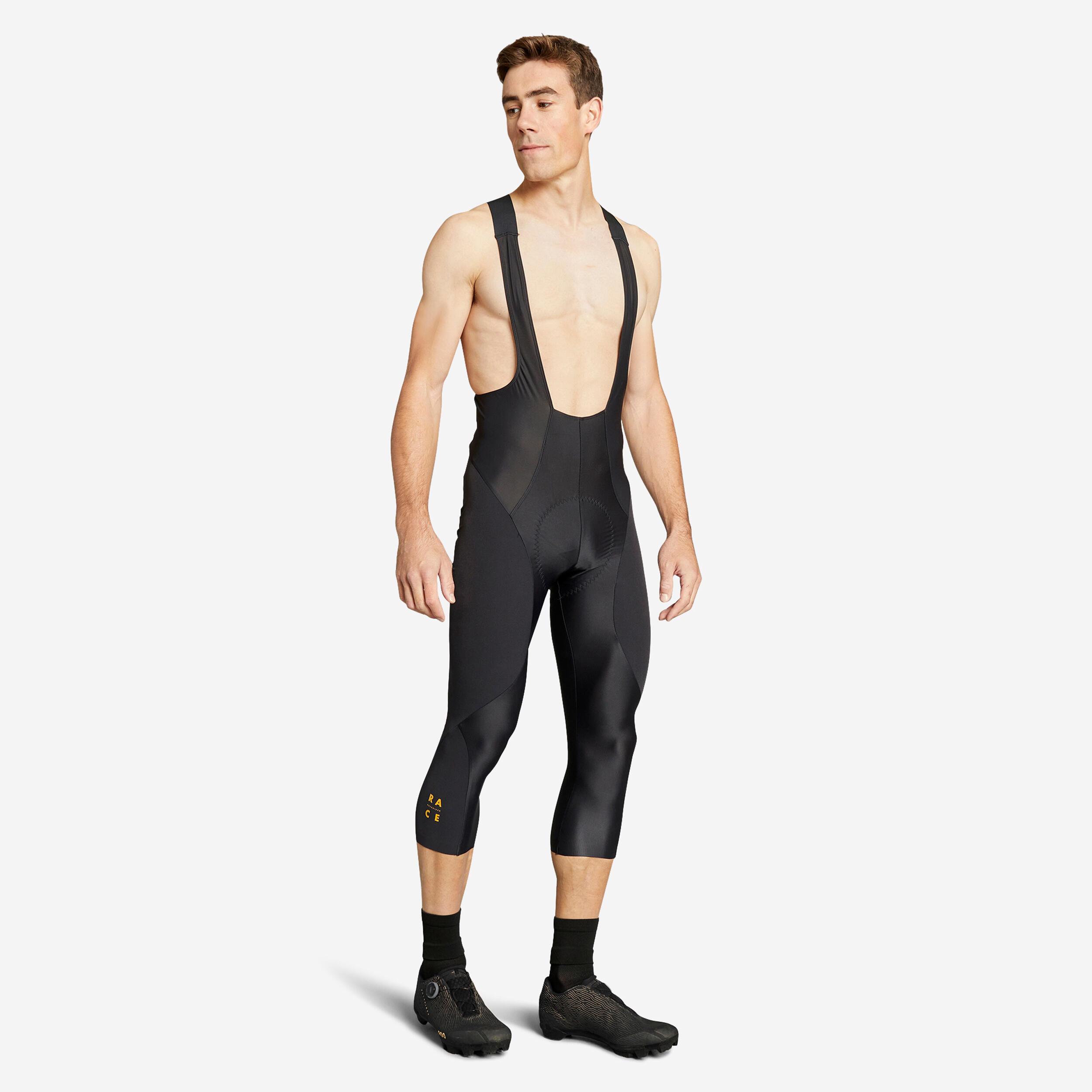 Image of Radhose Mit Trägern - Race Unisex Gelbgold 3XL