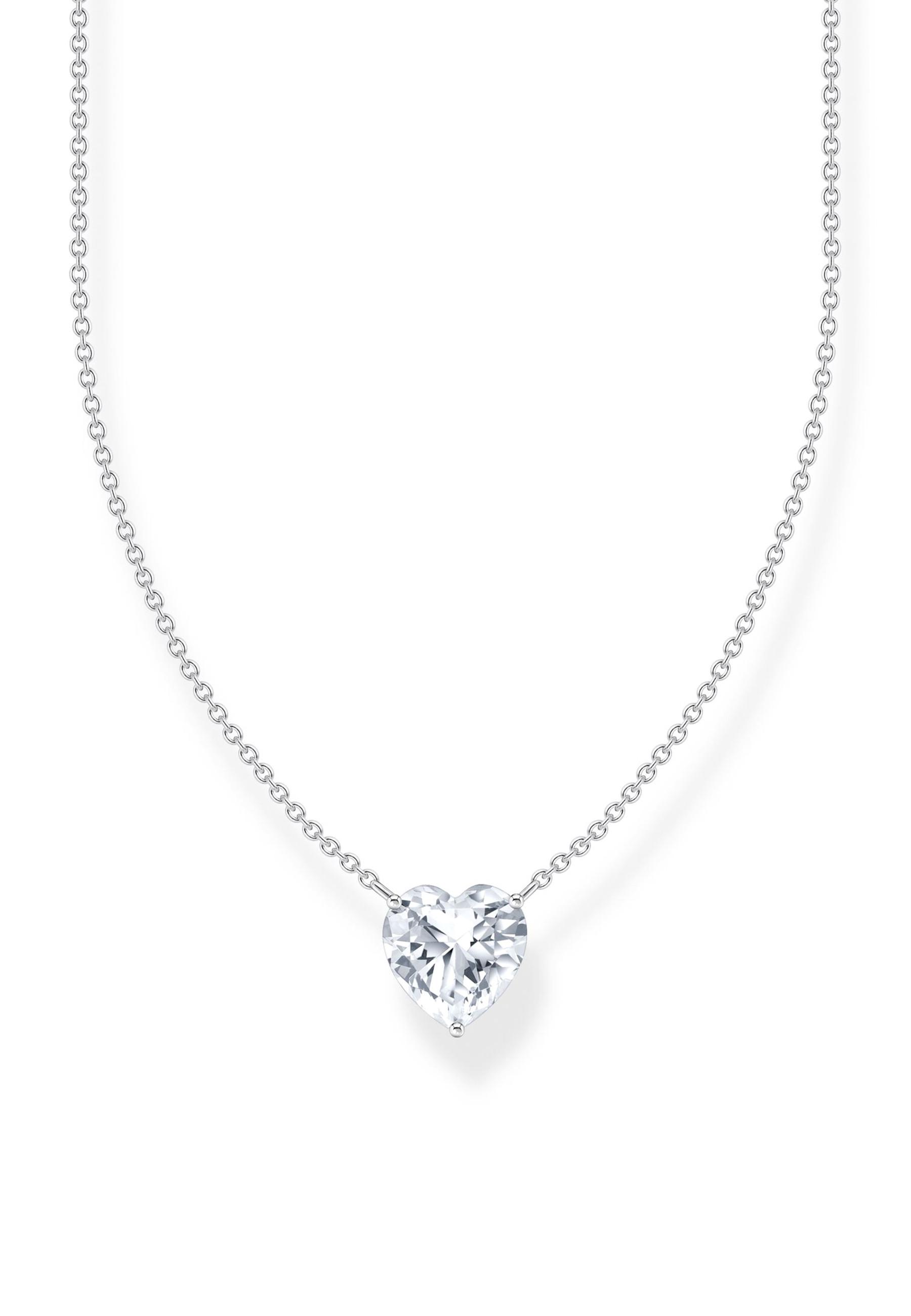 Thomas Sabo  Collier Coeur Blanc Zirconia 