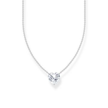 Collier Coeur Blanc Zirconia