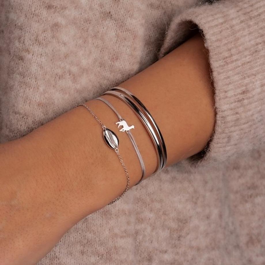 Glanzstücke München  Femme Bracelet en tissu Alpaga 