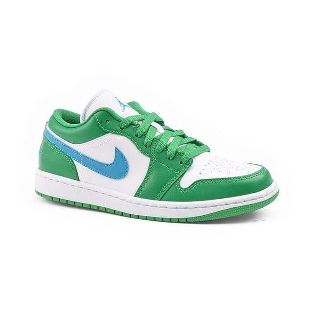 Image of Air Jordan 1 Low-9 Herren Grün 40.5