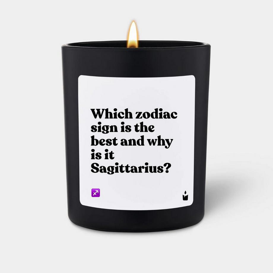 Duftkerze Flowery Which zodiac sign is the best and why is it Sagittarius?