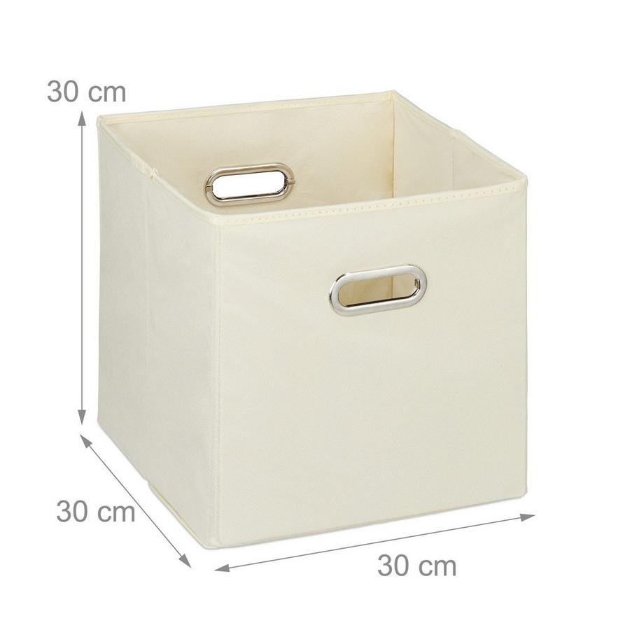 B2X Coffre de rangement en tissu Lot de 2  