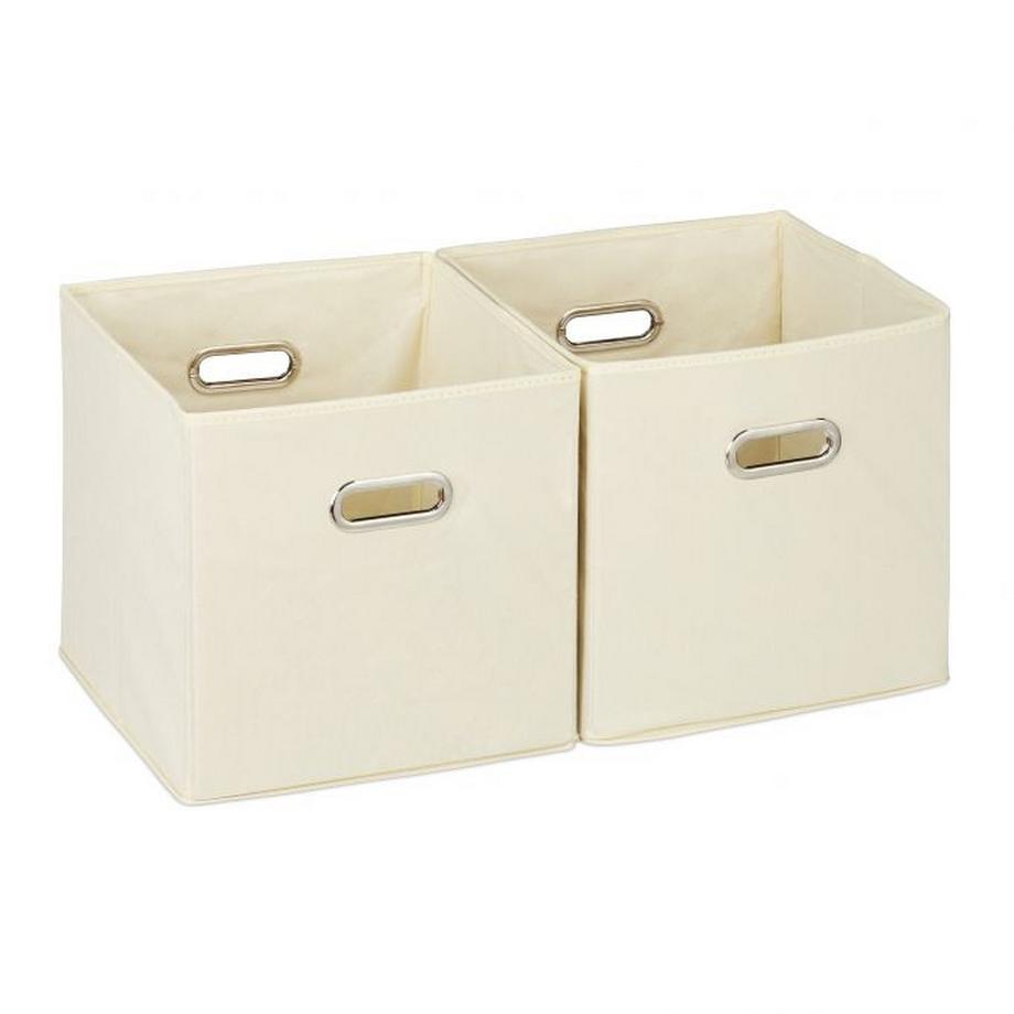 B2X Coffre de rangement en tissu Lot de 2  