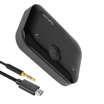 Adaptateur Audio Bluetooth, Récepteur Sans-fil USB avec Sortie Jack + Câble Jack  3.5mm LinQ - Noir - Français