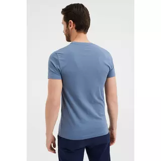 WE Fashion T-shirt homme  Bleu Clair