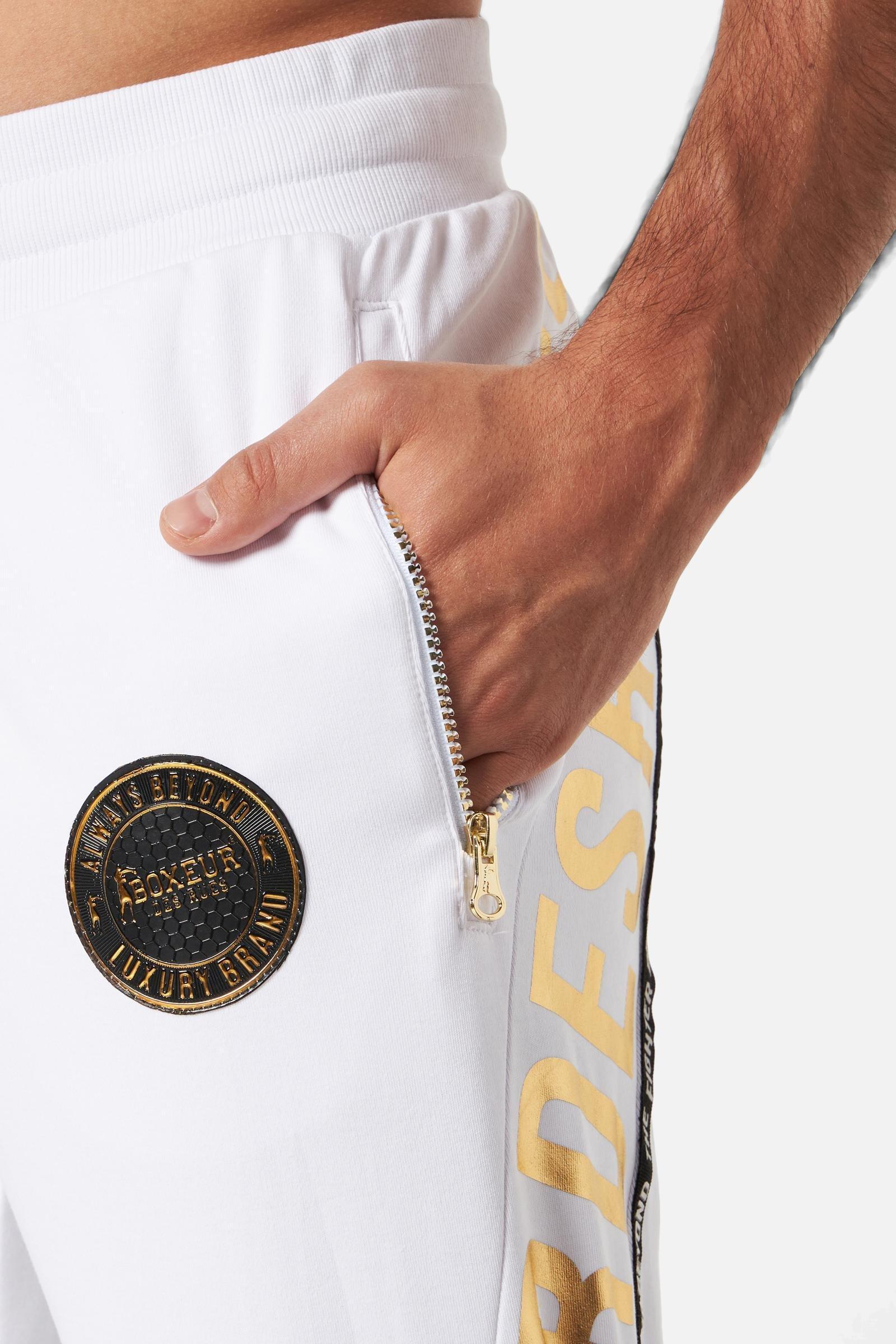 BOXEUR DES RUES Short Lettering Printed Short Pant  