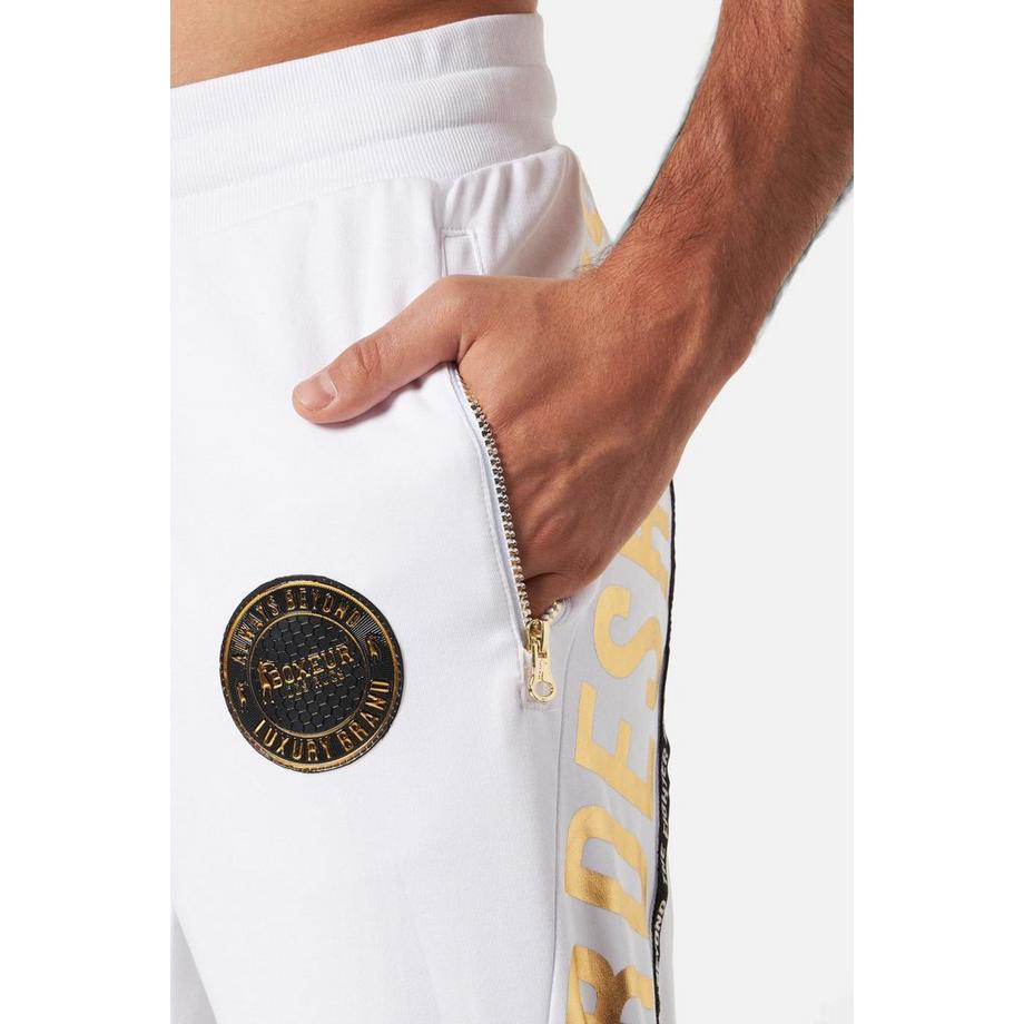 BOXEUR DES RUES Sweatshorts Lettering Printed Short Pant  