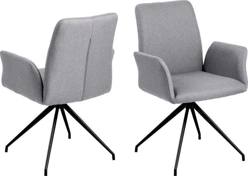 Image of Drehstuhl mit Armlehne Fly Hellgrau Drehstuhl mit Armlehne Fly Hellgrau