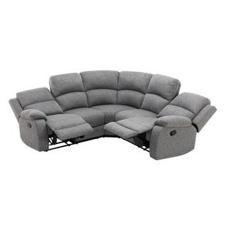 Ysmée Eckrelaxsofa - Stoff - Hellgrau - RIETI  