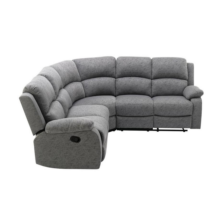Ysmée Eckrelaxsofa - Stoff - Hellgrau - RIETI  