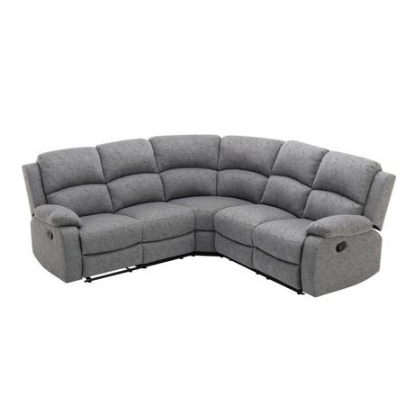 Ysmée Eckrelaxsofa - Stoff - Hellgrau - RIETI  
