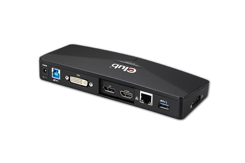 Club3D  CSV-3103D The Club 3D Universal USB 3.1 Gen 1 UHD 4K Docking station DisplayLink™ 