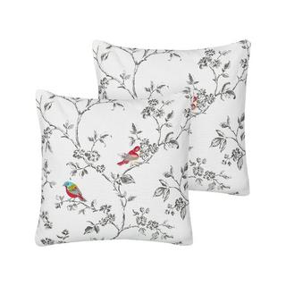 Beliani Coussin en Coton Moderne DILLENIA  