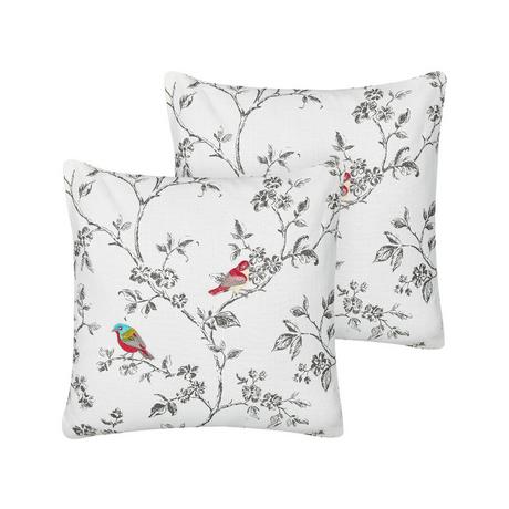 Beliani Coussin en Coton Moderne DILLENIA  