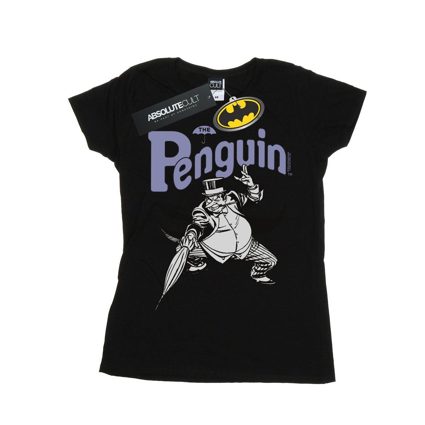 Image of Penguin Mono Action Pose Tshirt Damen Schwarz L