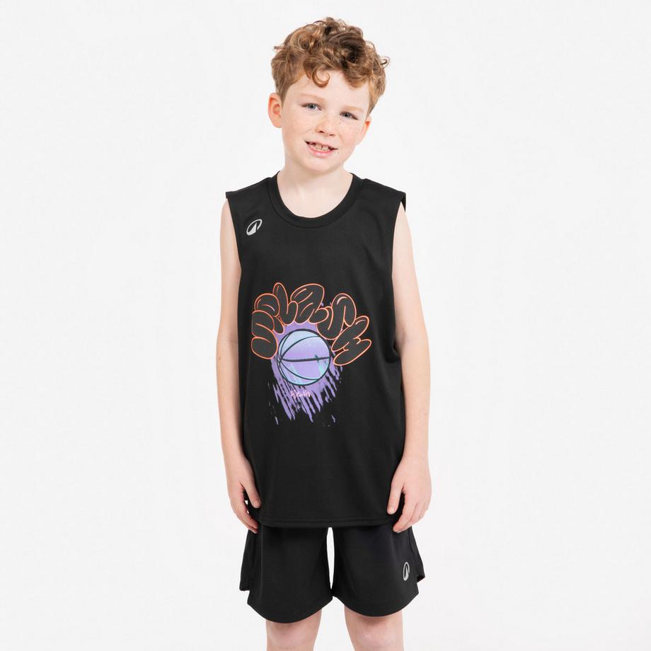 Tanktop Kinder Basketball Polyester