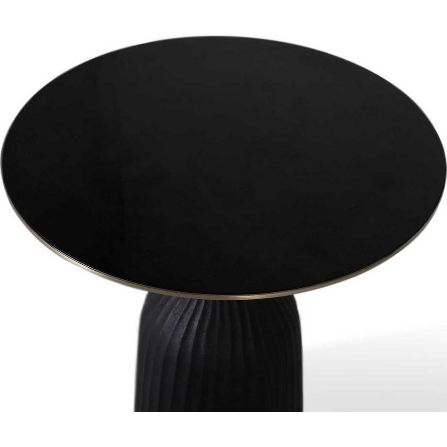 mutoni Table basse Lado verre doré 51  