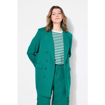 Blazer dal taglio dritto con doppiopetto, revers e maniche lunghe